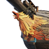 Gilded Phoenix Figurehead